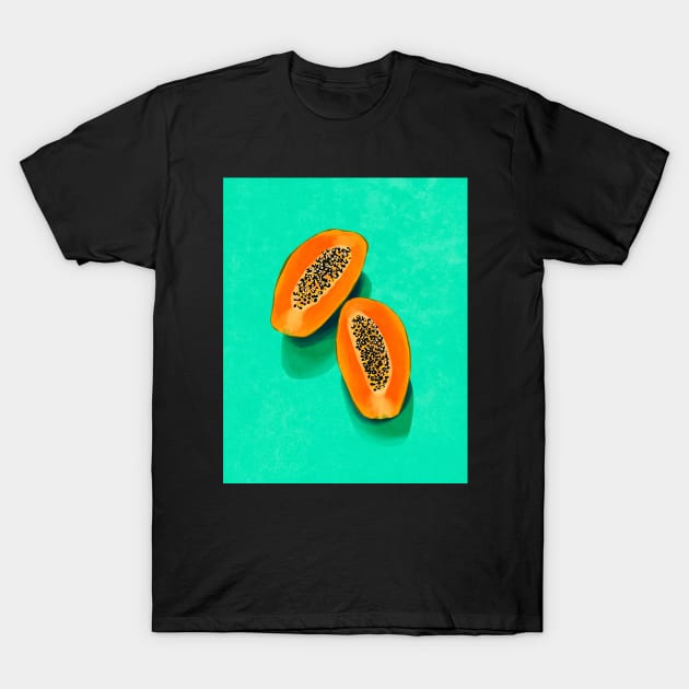 Papaya T-Shirt by omarbardisy